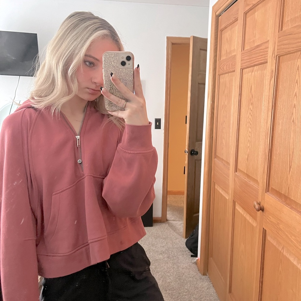 LULULEMON BRIER ROSE SCUBA HALF ZIP LULULEMON